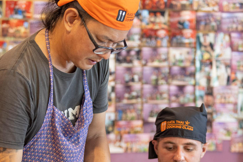 Phuket: Halbtägiger authentischer Thai-Kochkurs &amp; MarkttourMittagsunterricht (keine Markttour)