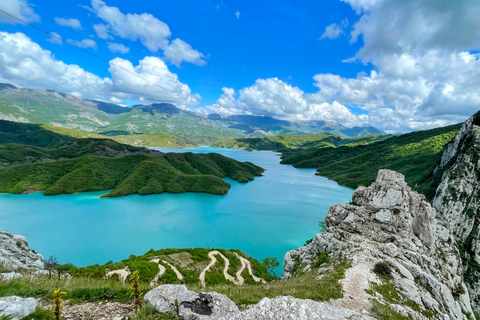 Hike on Gamti Mt & Bovilla Lake from Tirana on Land Rover