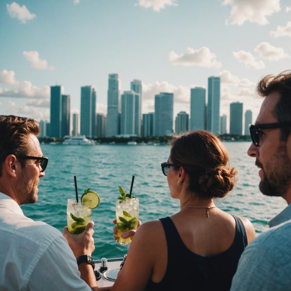 Miami: Millionaire Homes Boat Tour with Mojito Bar Onboard