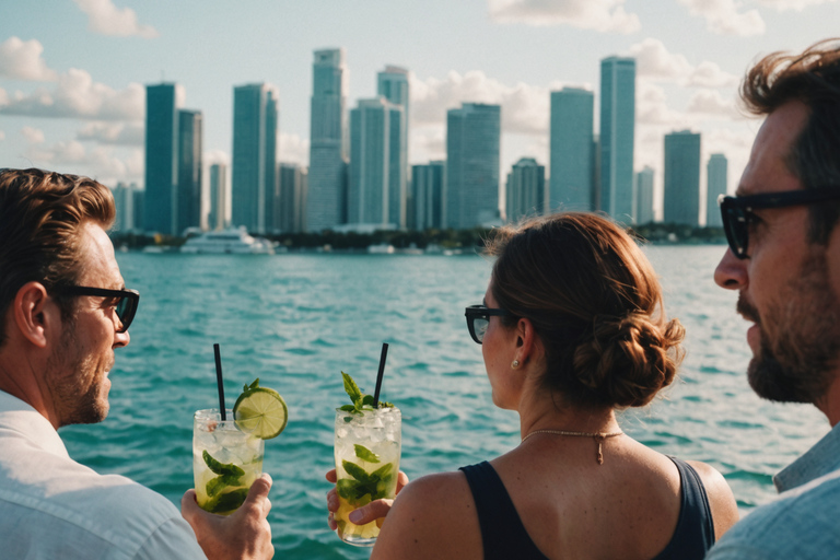 Miami: Tour en barco por las Casas de los Millonarios con bar de mojitos a bordo