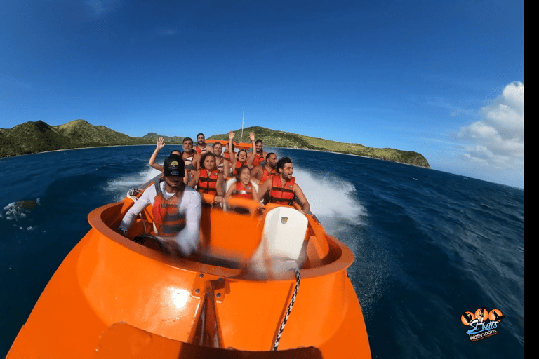 الرياضات المائية في سانت كيتس: جولة بالقارب النفاث