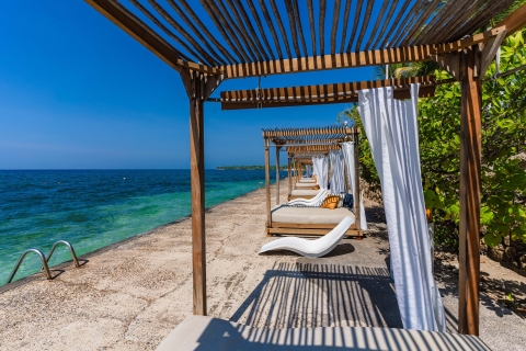 Carthagène : Excursion d'une journée sur l'île de Cocoliso en formule tout comprisExcursion d'une journée sur l'île de Cocoliso avec déjeuner et bar ouvert