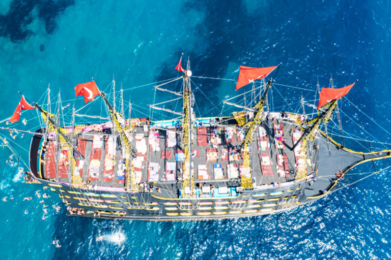 Z Side: Wycieczka łodzią po Alanyi: wybierz wycieczkę dzienną lub o zachodzie słońcaWycieczka jednodniowa z odbiorem z hotelu i powrotem