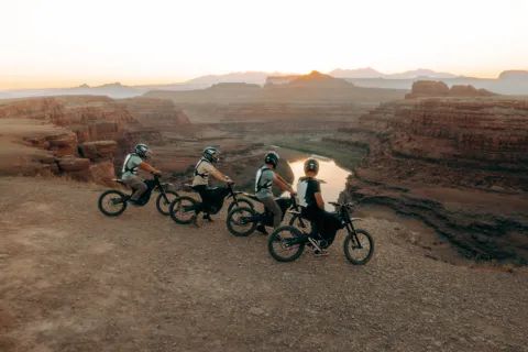 Moab : Excursion en E-Dirt Bike sur la piste Shafer et le fleuve Colorado