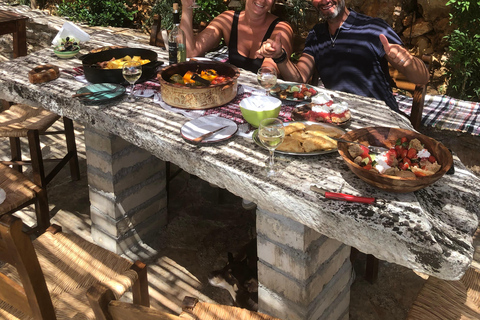 Gebiet Chania: Kochkurs auf einem Bauernhof im Dorf StylosKochkurs mit traditionellen Gerichten und biologischen Lebensmitteln