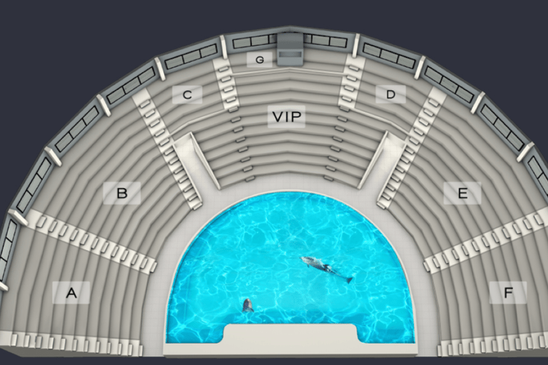 Dubai, Dubai Dubai Dolphinarium Biljetter till delfin-, säl- och fågelshowDelfin- och sälshow (VIP)