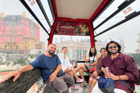 Da Nang: Ba Na Hills Late Start, Foot Massage & Local Food 4s private car + Cable car QR code ticket | NO guide & lunch