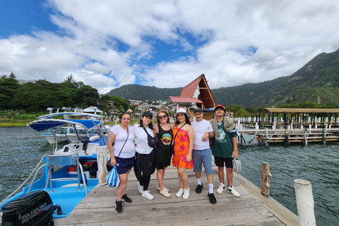 FROM PANAJACHEL VISITING VILLAGES OF ATITLAN BY BOAT