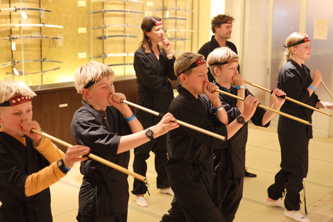 Tokio: Kinderfreundlicher Ninja-Kurs im Samurai Ninja MuseumTokio: Ninja-Trainingserlebnis für Familien