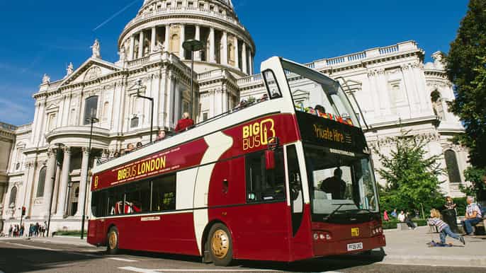London: Big Bus Open-Top Hop-on Hop-off Sightseeing Tour