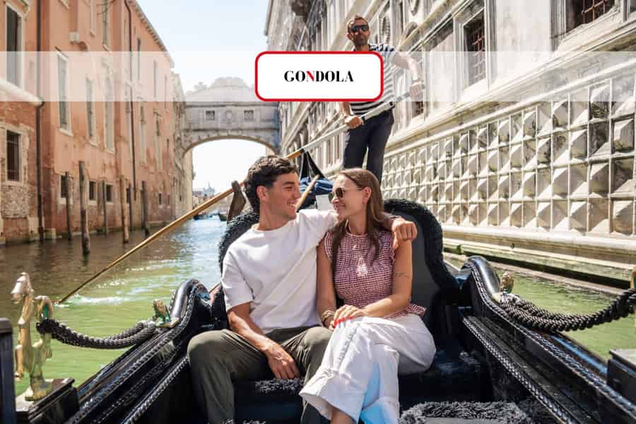 Venedig: Gondelfahrt unter der atemberaubenden Seufzerbrücke™. Foto: GetYourGuide Venedig: Gondelfahrt unter der atemberaubenden Seufzerbrücke™. Foto: GetYourGuide