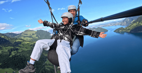 Lucerne: Tandem Paragliding – Swiss Alps Views – Lake Lucerne or Engelberg