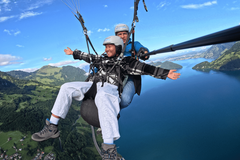 Lucerne: Tandem Paragliding – All-in-One – Lake Lucerne or Engelberg