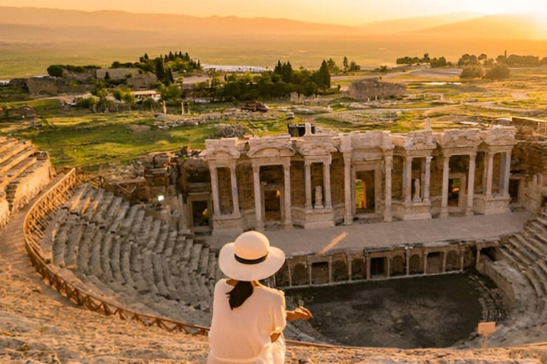 Antalya/Side/Alanya : Guided Pamukkale & Hierapolis Day Trip From Side / Alanya Tour Excluding Entry Fee of Pamukkale
