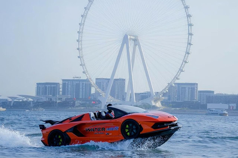 Dubai: Splash & Thrill | 20min Jet Car DXB Harbour JetCar 30 Mins: Dubai Marina Luxury Lamborghini