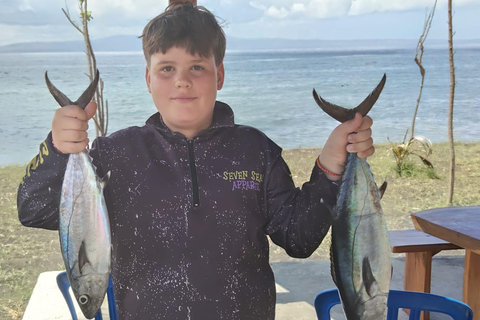 Bali: Fishing Charter Private Boat with Lunch & Hotel Pickup Bali: Fishing Trip & Blue lagoon Snorkeling