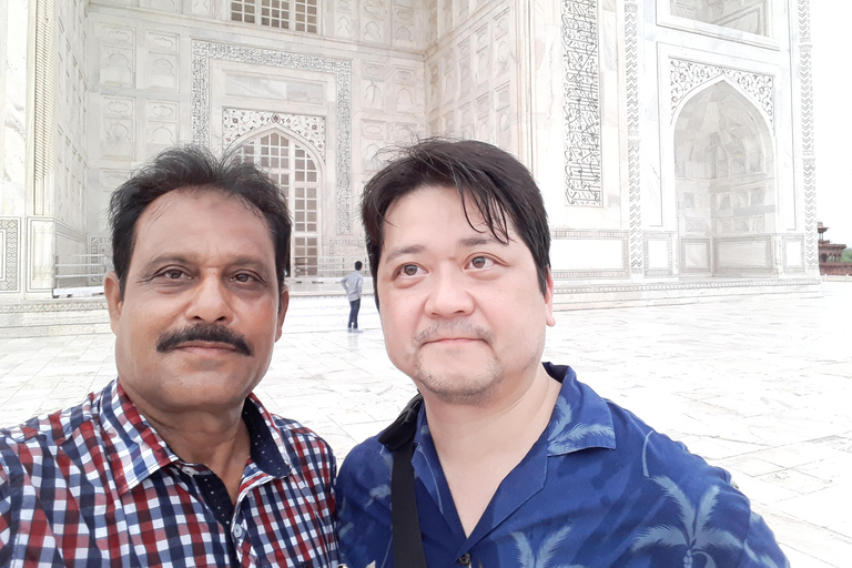 From Delhi:- Taj Mahal & Agra fort tour with popular guide From Delhi:-Guide, Tickets, transport, lunch(all inclusive)