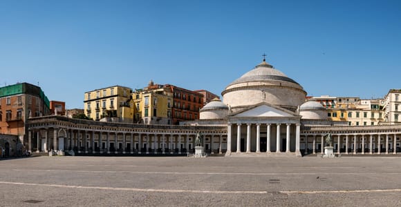 Naples with San Gennaro and Pulcinella