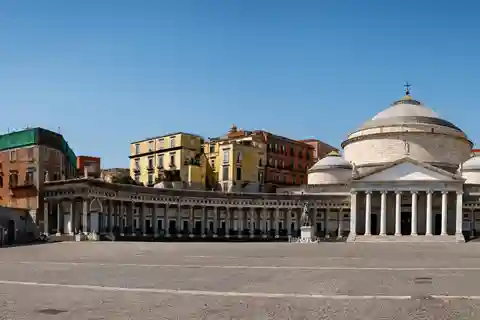 Naples with San Gennaro and Pulcinella