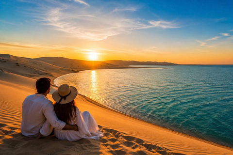 Inland Sea Thrills: Safari, Sandboarding & Camel Ride