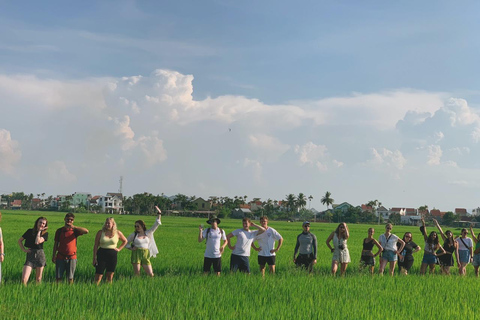 Tour en bateau à vélo dans la campagne de Hoi An - Village de Tra Que et bateau-panier