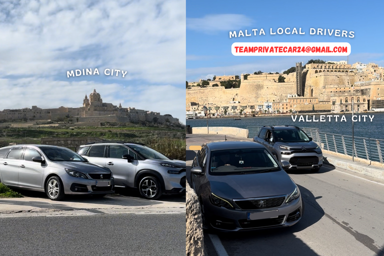 Tour di Malta : Auto privata- Mdina, Marsaxlokk, Grotta Azzurra