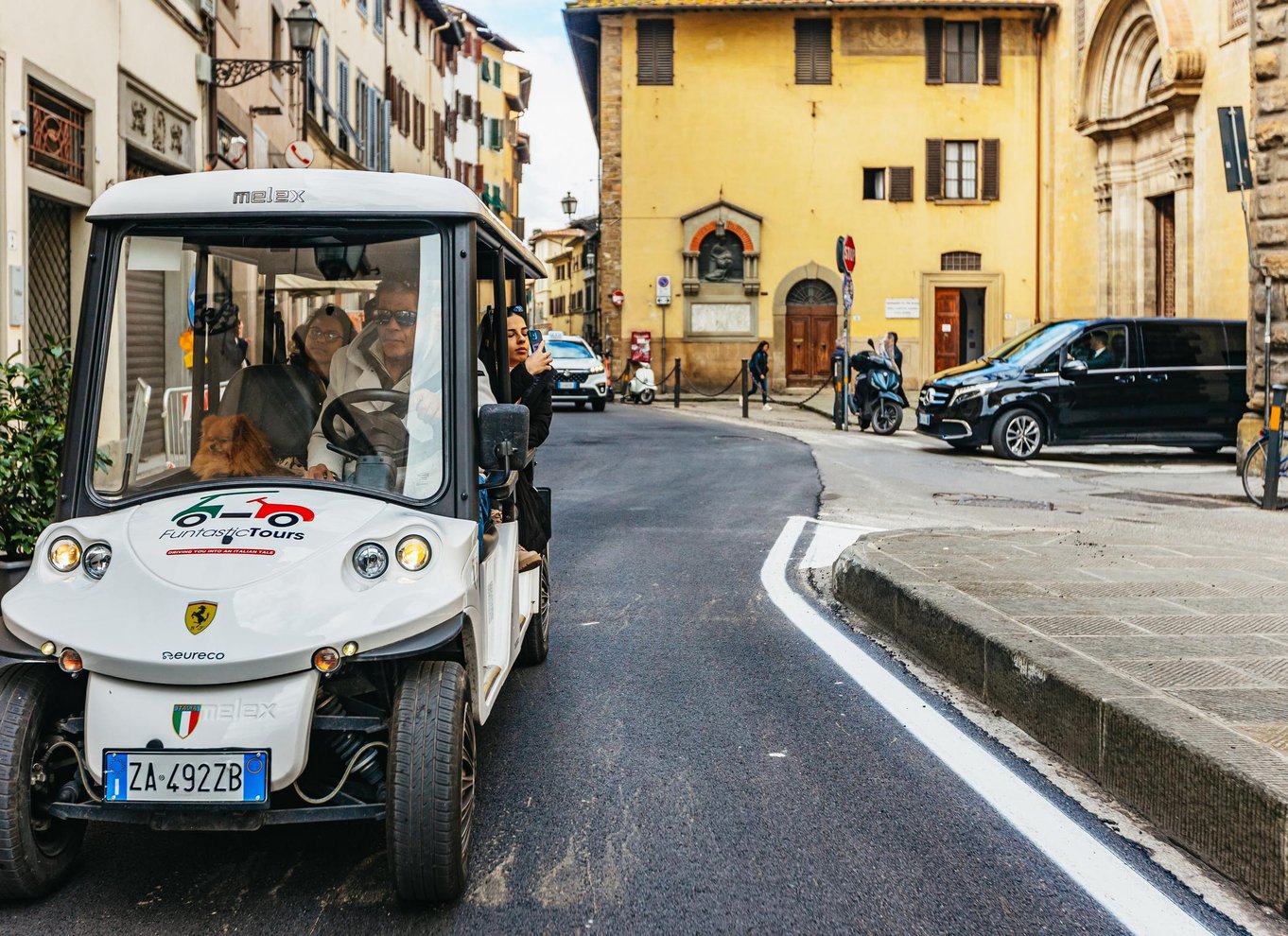 Firenze: Udflugt med golfvogn i den gamle bydel