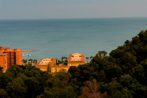 Málaga: Tour in einem bequemen, modernen, umweltfreundlichen und solidarischen Elektro-Tuk-Tuk.TOUR EXPRESS: 35-40 Minuten entlang der Küste und zum Aussichtspunkt Gibralfaro