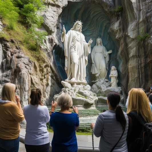 Visita guiada a pé ao Santuário de Lourdes