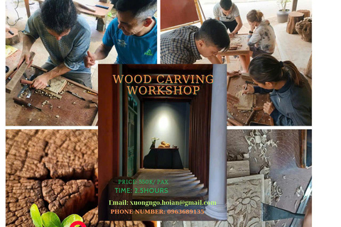 Hoi An: Wood Carving Workshop with Local Craftsmen