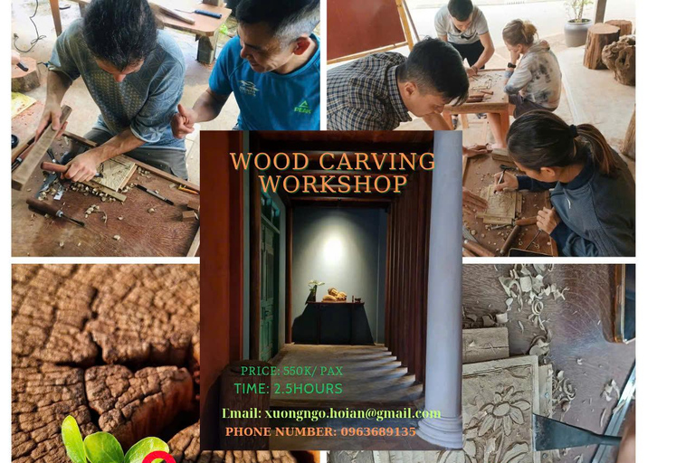 Hoi An: Wood Carving Workshop with Local Craftsmen