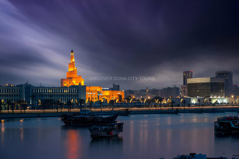 Doha: Night City Lights Tour with Arabian Dhow Cruise