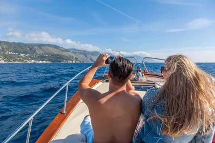 Ab Sorrent: Private Bootstour Capri und Positano