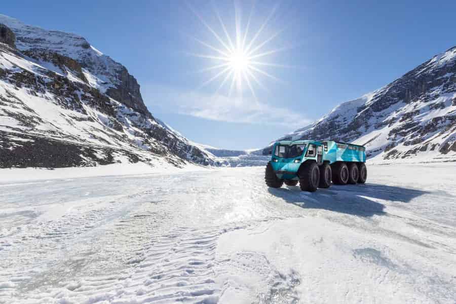 Columbia-Eisfeld: Ice Odyssey Gletscher-Erlebnis. Foto: GetYourGuide