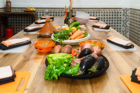 Matlagningskurs i marockansk mat med en lokal kock i Marrakech