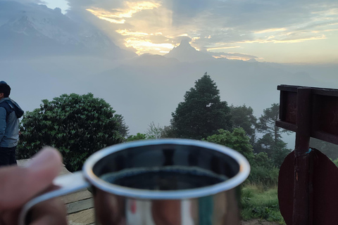 De Pokhara: Caminhada de 3 dias em Ghorepani Poon Hill com guia