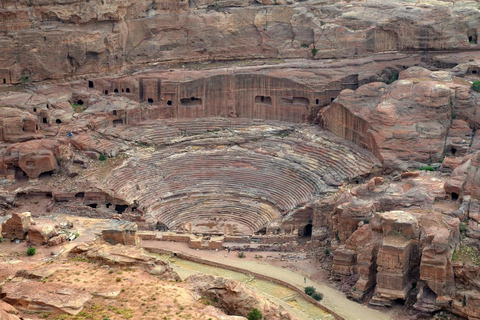 Da Swemeh/Mar Morto: Tour privato di un giorno intero a PetraTrasporto e biglietto d&#039;ingresso a Petra