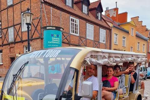 Gdansk:Privat öl stadsvandring sightseeing med golfbil