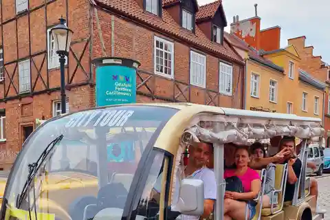 Gdansk:Privat öl stadsvandring sightseeing med golfbil