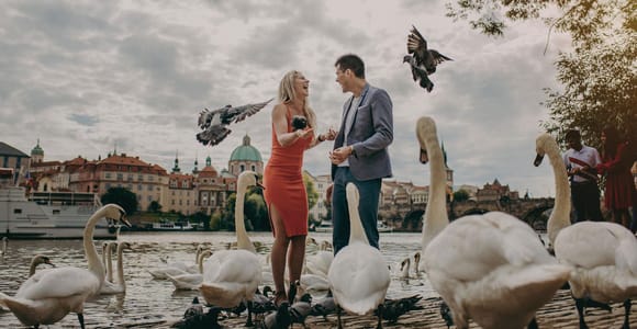 Cinematisches Fotoshooting-Erlebnis in Prag