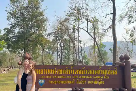 Sticky Waterfall Half-day with Private Car