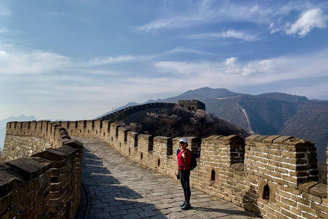 Minigrupptur med vandring till Mutianyu Great Wall från Jiankou