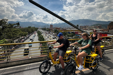 Medellín City Tour mit dem E-Bike: Das Beste in 4 Stunden, inklusive Mittagessen