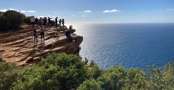 Cassis, Calanque von Port Miou und Cap Canaille von Aix aus