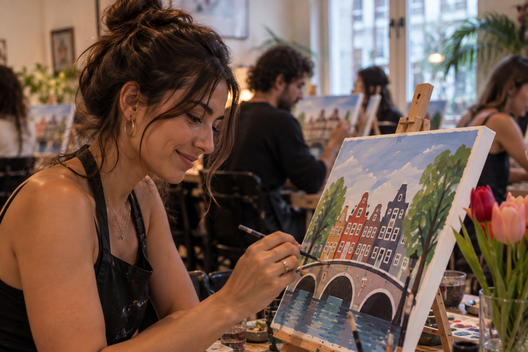Smoke & Paint Amsterdam - Cannabis Painting Experience