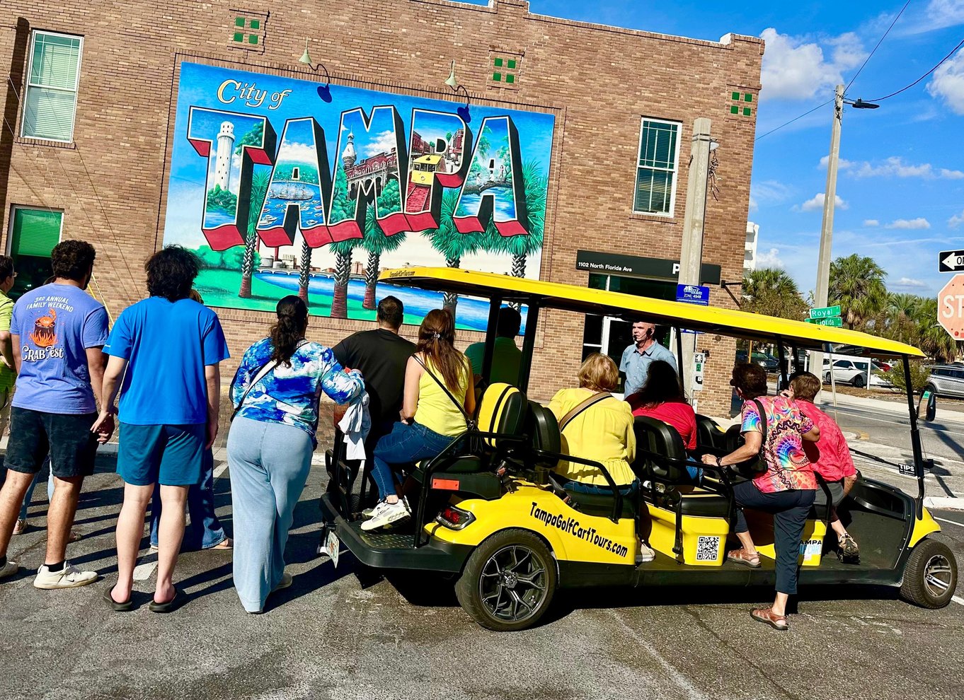 Tampa: Guidet byrundtur i Deluxe Street Golf Cart