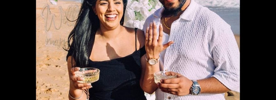 Almancil : photographie de demande en mariage