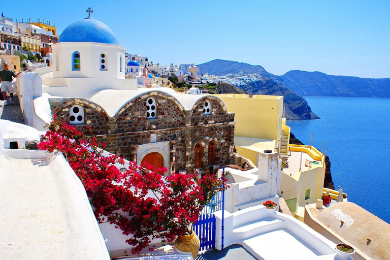 From Rethymno: Santorini Guided Tour and Cruise from Crete