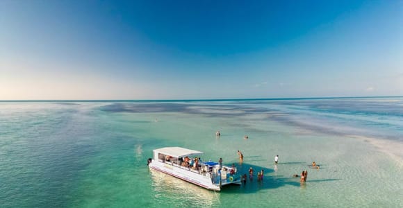 Key West: Happy Hour Sandbar Adventure & Sunset Cruise