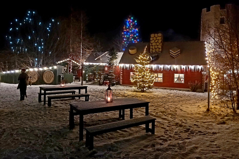 Akureyri : Goðafoss, maison de Noël et visite de la lagune forestière